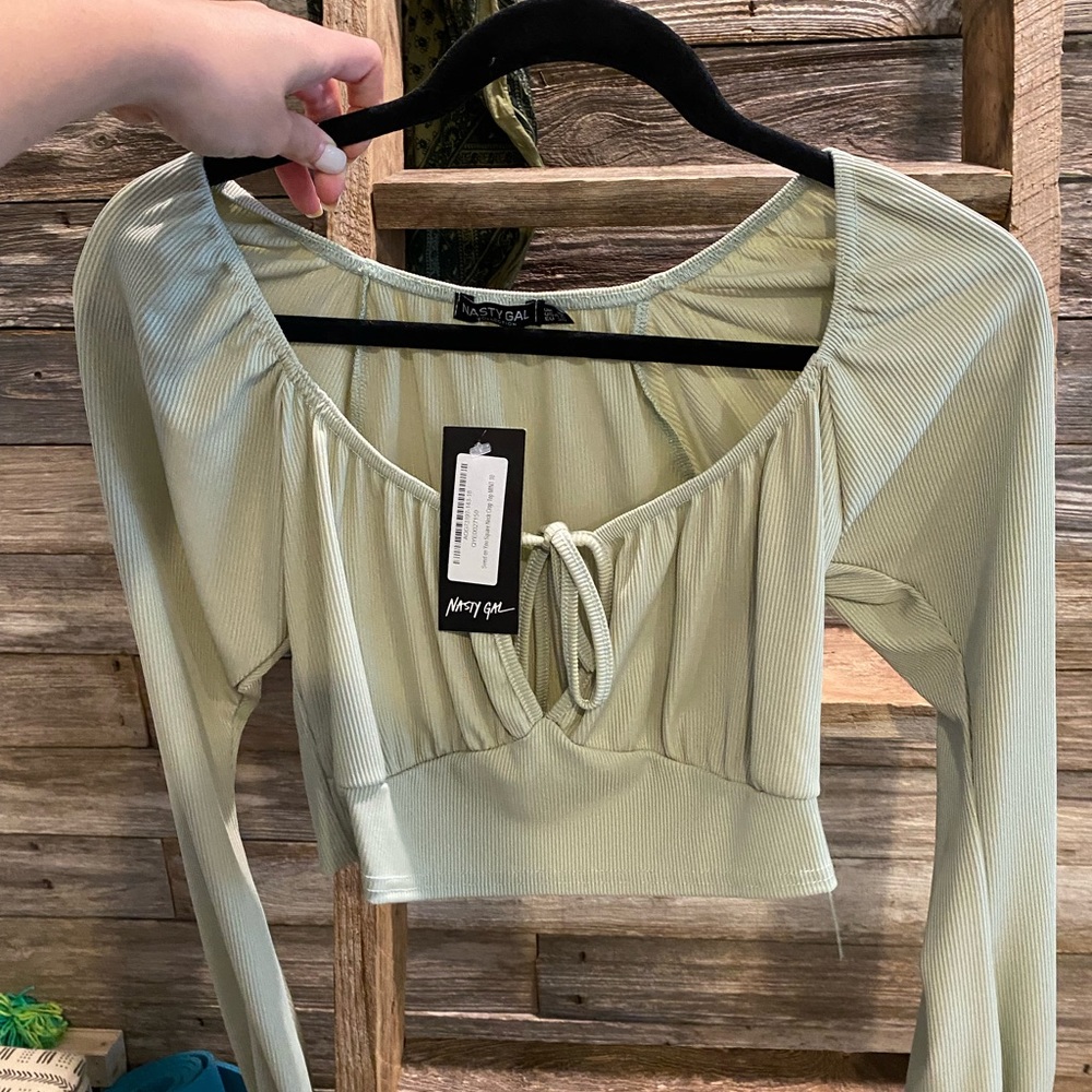 Nasty gal mint crop